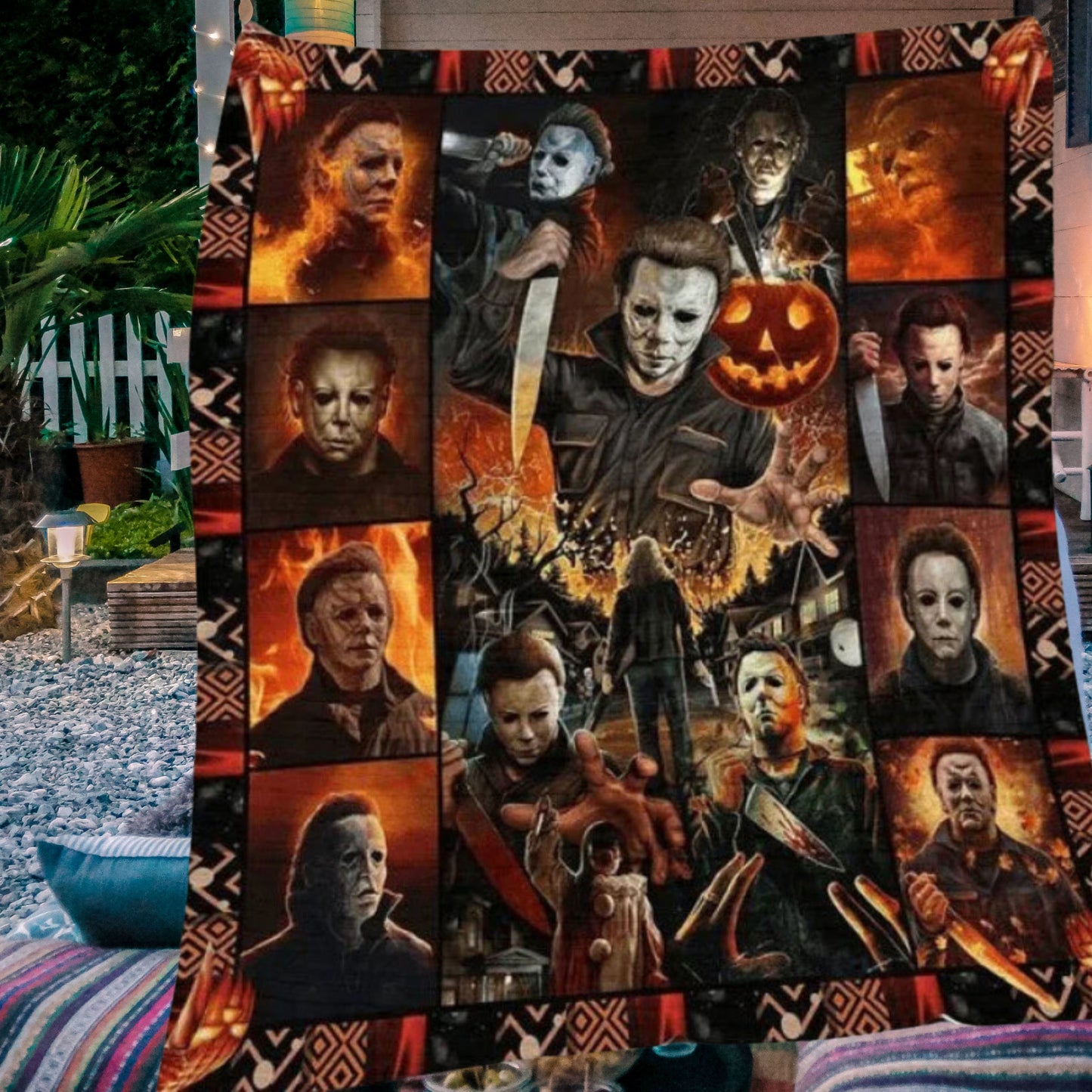 Fright Night Horror Movie Blanket