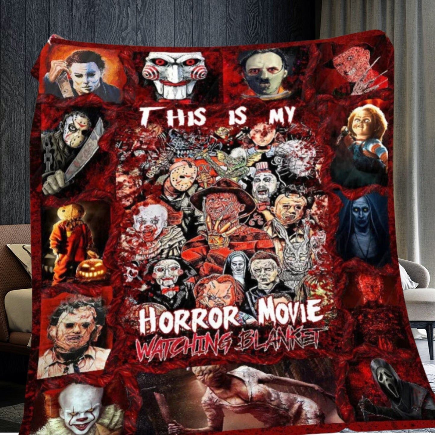 Horror Movie Lovers Blanket