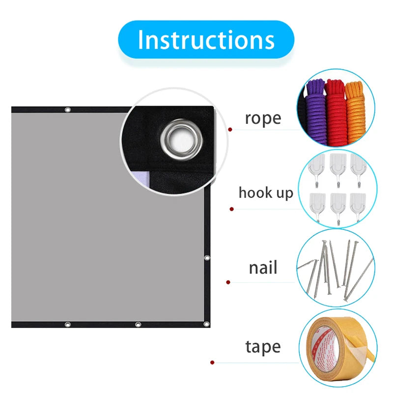 Anti-Light Projector Screen