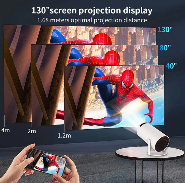 4K Mini Movie Projector