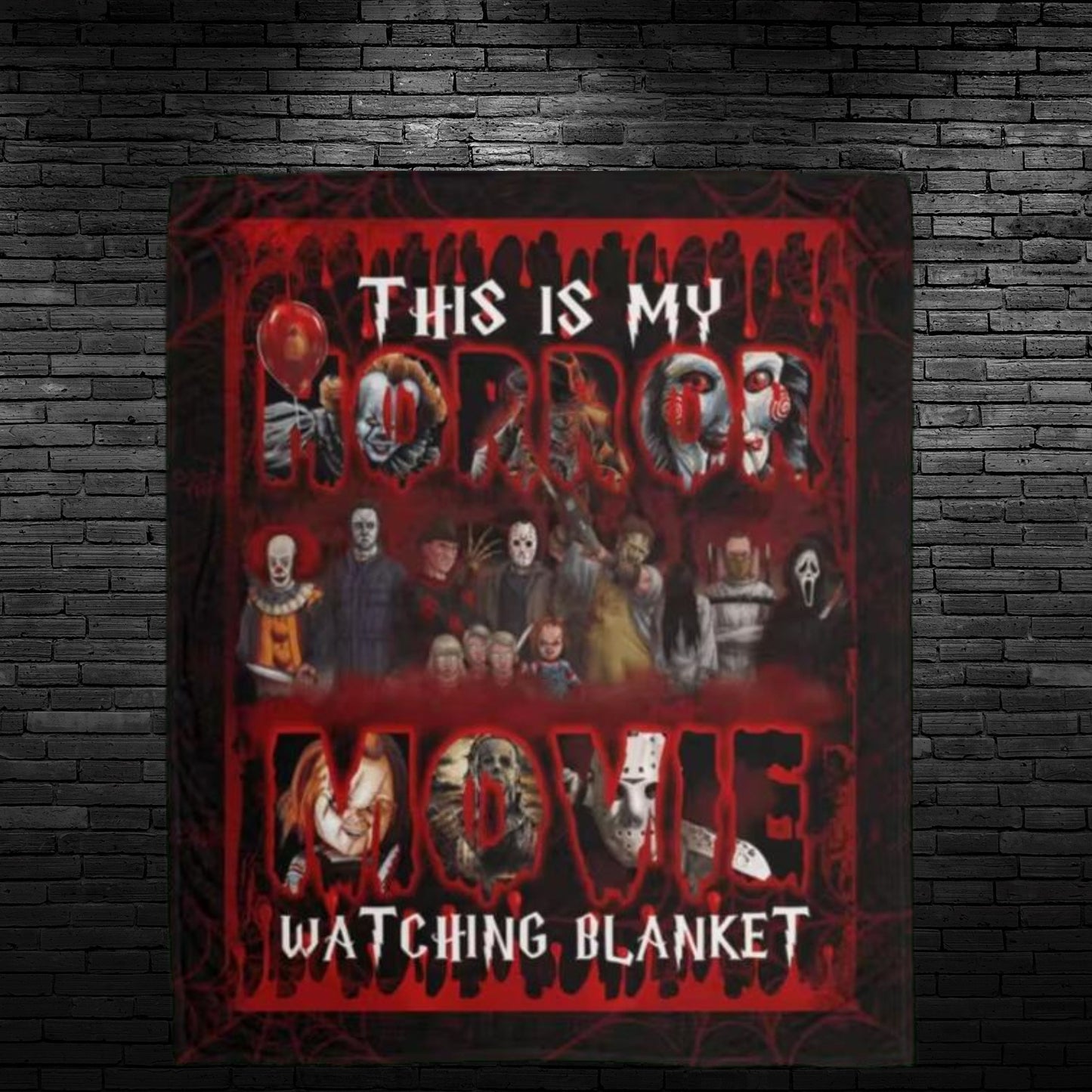 Fright Night Horror Movie Blanket