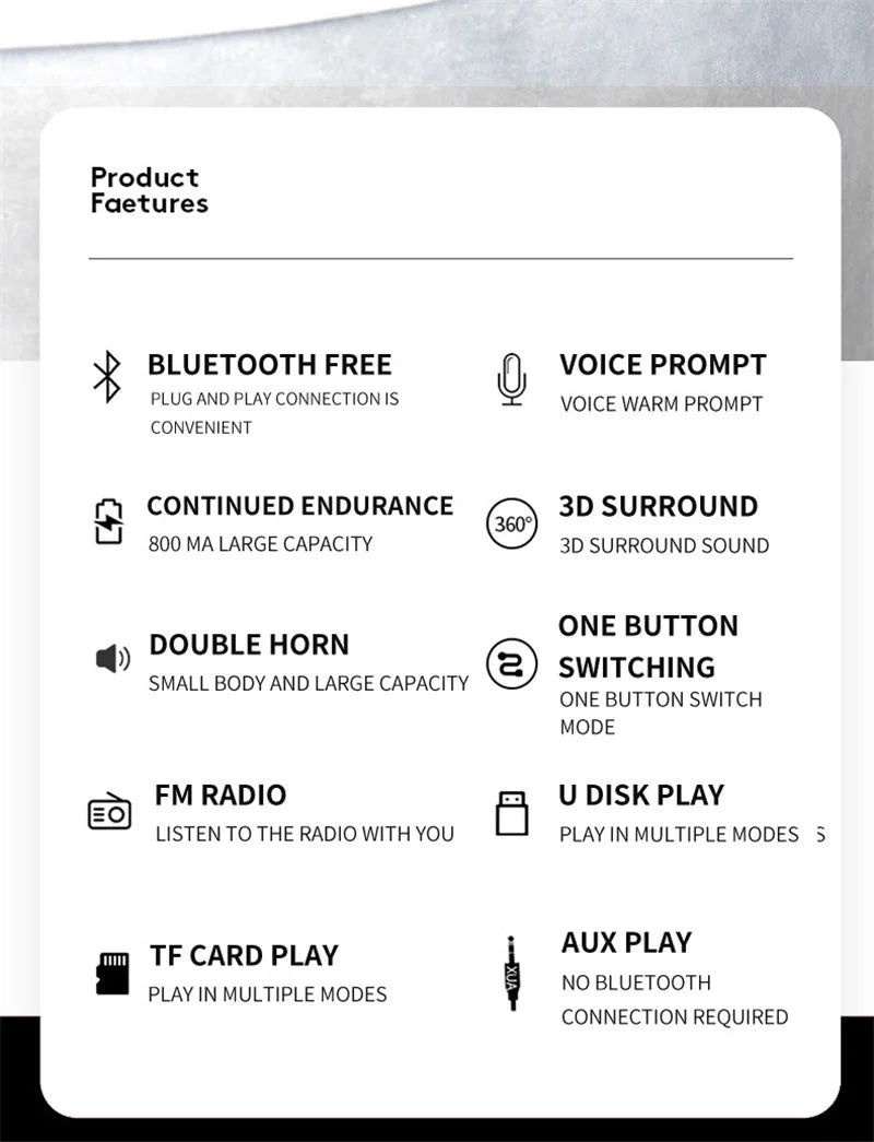Wireless Portable Bluetooth Speaker